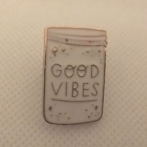 🧁 3/$30 Jar of Good Vibes Enamel Pin NEW